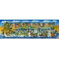 thumbnail image 2 of Bell, Bill 32x13 White Modern Wood Framed Museum Art Print Titled - Row Of Houses Long, 2 of 4