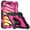 Black and Hot pink, variant on navor Rugged Cover Compatible with iPad Mini 6 (2021), Rotatable Kickstand Shoulder & Hand Strap Shockproof Heavy Duty Protective Case
