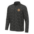 thumbnail image 2 of Men's Antigua Heather Black Boston Bruins Determined Quarter-Zip Sweatshirt, 2 of 3