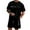 Black, variant on Men's Suits Slim Fit 2 Piece Suit Set for Men Business Formal Wedding Tuxedo One Button Jacket with Flat Front Pants Solid Color Party Dress Suit