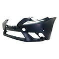 thumbnail image 2 of CAPA For 14-16 IS-200t/250/300/350 Sedan Front Bumper Cover LX1000263 521195E913, 2 of 5