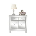 thumbnail image 5 of UBesGoo 2 Drawer Mirrored Hall Table, Mirrored Cabinet ,Accent Chest Large Nightstand ,Silver, 5 of 11