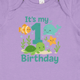 thumbnail image 4 of Inktastic First Birthday Sea Creatures Celebration Boys or Girls Baby Bodysuit, 4 of 5