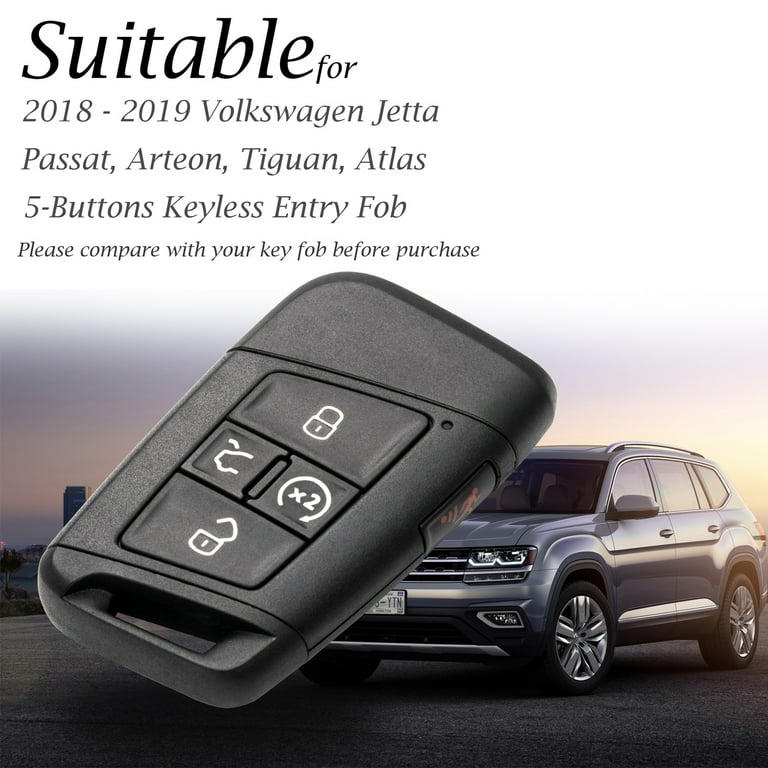 Vitodeco Genuine Leather Smart Key Fob Case Compatible with
