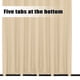 thumbnail image 4 of Cortinas de exterior fáciles de usar, impermeables, 110 x 96 cm, color beige, 1 panel, 4 of 8