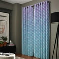 thumbnail image 3 of Beautiful Mermaid Scales Window Treatments Curtains Valance Living Room Curtains Outdoor Indoor Drapes Decor K, 3 of 5