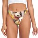 thumbnail image 1 of Balery Cute Panda Sunflower Tangas de Algodón para Mujer con Estampado – Ropa Interior Sexy, Transpirable, G-string-Medium, 1 of 6