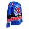 thumbnail image 3 of Suéter Spiderman para Niño, Talla 10 Diseño Navideño Color Azul, 3 of 4