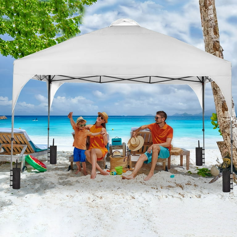 Outdoor Basic 12'x12' Pop-up Canopy Tent, Easy Set-up with