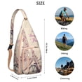 thumbnail image 3 of Paris Sling Bag Crossbody Backpack,Chest Bag Travel Hiking Casual Daypack for Cycling Mountain Climbing, 3 of 4