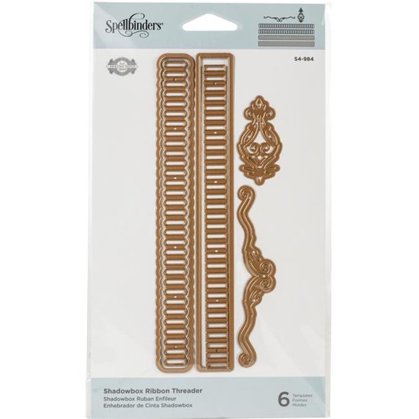 Spellbinders Shapeabilities Dies By Becca FeekenShadowbox Ribbon