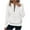 White, variant on Quarter Zip Pullover Women Jacquard Sweatshirts Loose Long Sleeve with Pockets Fall Winter Fashion 2025