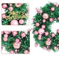 thumbnail image 4 of Coronas navideñas para puerta delantera, corona navideña Artificial de 15,8 pulgadas, adornos de bolas de Navidad, decoraciones para Navidad, 4 of 8