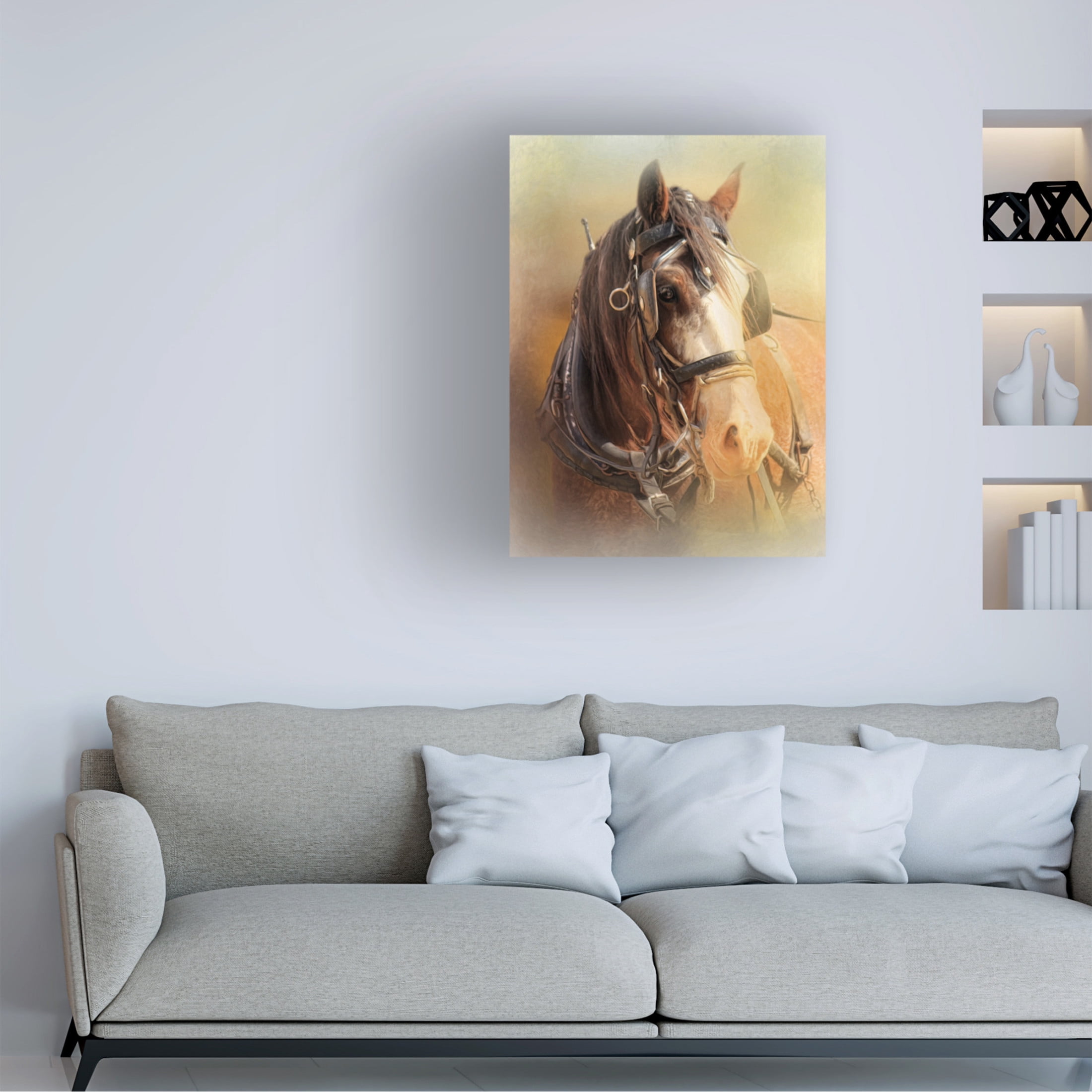 Canvas Wall Art - Trudi Simmonds 'Days in the Sun' Wall Art for Living Room, Bedroom, or Office Décor by Trademark Fine Art - 14 x 19 Inches