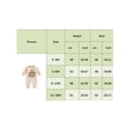 thumbnail image 4 of FEORJGP Toddler Boy Girl One-piece Rompers 0 3M 6M 12M 18M Infant Baby Round Neck Bodysuits Letter Print Long Sleeve Jumpsuits Full Length Playsuits Khion Cute Casual Clothes for Spring Fall, 4 of 8