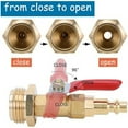 thumbnail image 4 of Heavy Duty Brass Blowout Adapter Rust Proof, Easy to Connect, Ideal for Winterizing Water Lines Adapter, 4 of 9