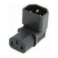 thumbnail image 2 of CY IEC Male C14 to Down Right Angled 90 Degree IEC Female C13 Power Extension Adapter, 2 of 7