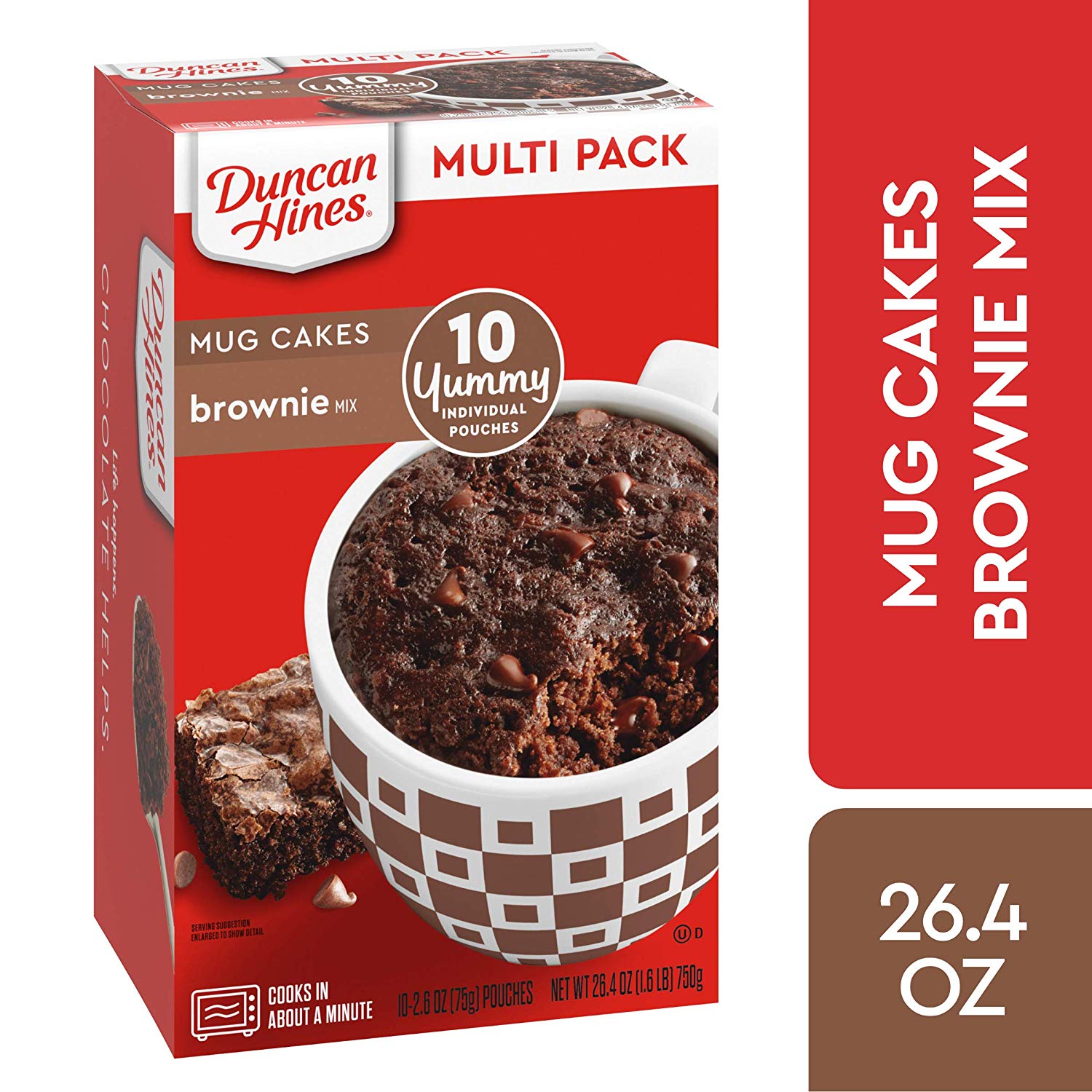 Duncan Hines Perfect Size for 1 Brownie Mix, Ready in About a Minute