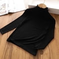 thumbnail image 4 of Maean Girls Mock Neck Long Sleeve Shirt Slim Lightweight Undershirts Casual Basic Tee Shirts Outfits, 4 of 6