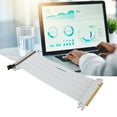 thumbnail image 1 of PCIE 4.0 X16 Extender Riser Cable for RTX 4090 4080, RX 7900 XT 7700 XT, 180 Degree Flexible PCI Express 4.0 X16 Graphics Card Adapter, PCIE 4.0 Extension Cable, 1 of 7