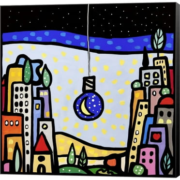 M'illumino di Luna by Wallas, Canvas Wall Art, 12W x 12H
