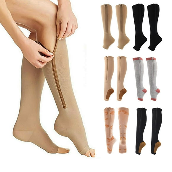 Zippered Compression Socks