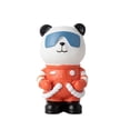 thumbnail image 1 of Figura de astronauta panda, escultura animal para decoración de sala de estar, figura decorativa Naranja, 1 of 7