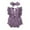Purple, variant on Xinhuaya Newborn Baby Girl Clothes Infant Romper Ruffle Sleeve Jumpsuit Bodysuit 0-3 Months