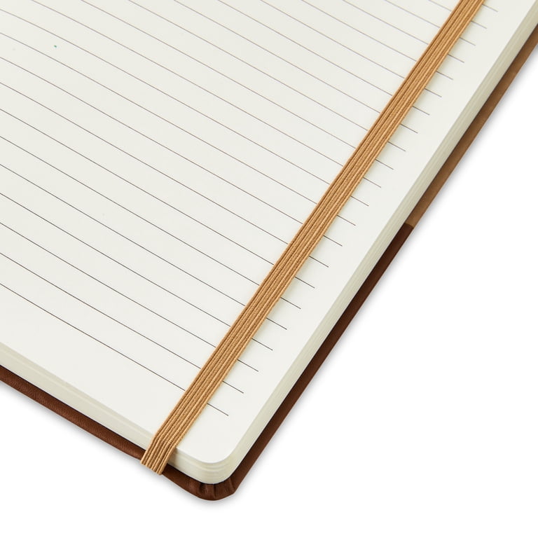 Pen+Gear Simulated Leather Journal, Brown, 6
