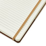 Pen+Gear Simulated Leather Journal, Brown, 6 x 8, 256 Ruled Pages