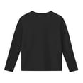 thumbnail image 4 of NAISIBABY Boys Long Sleeve T Shirt Size 10, Soft Causal Colorblock Crewneck Kids Pullover Tees Clothes Black, 4 of 4