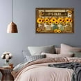 thumbnail image 5 of Farmhouse Wall Decor Sunflower Wall Art It's Okay Inspirational Quotes Canvas Print Without Frame Artwork for Bathroom Decor Wall Art Rustic Sunflower Painting Picture For Office Kitchen Decor, 5 of 6