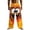 Yellow, variant on Men's Big&Tall Linen Casual Pants Drawstring Waist Beach Vacation Pants,S,Black