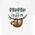 thumbnail image 4 of Inktastic Pawpaw Loves Me Cute Sloth and Baby Boys or Girls Baby Bodysuit, 4 of 5