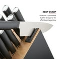 thumbnail image 3 of KitchenAid Classic 14-Piece Slim Knife Block Set with Sharpener, High-Carbon Steel, Black, 3 of 9