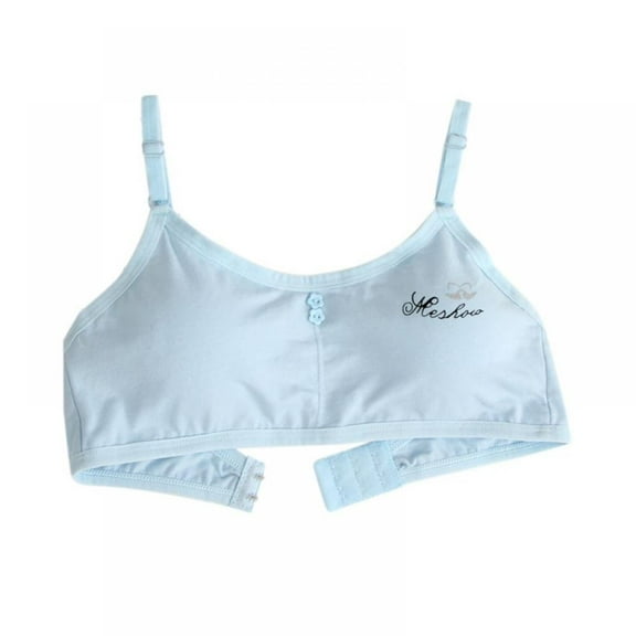 AVAIL Teen Girls Underwear Soft Padded Cotton Bra Young Girls for Yoga Sports Running Breathable Bra 12-18Y