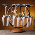 thumbnail image 4 of Metal freestanding wine rack for wine glasses, kitchen, bar, table decoration, 4 of 5
