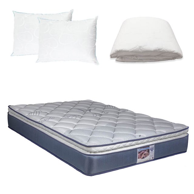 Colchón Queen Size + Protector + 2 Almohadas Spring Air Spring Air Swift
