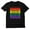 Black, variant on Tstars Men's 'Come Out Wherever You Are' Rainbow Heart Tee | Supportive LGBT Pride Shirt | Gay Rights Parade Apparel | Varied Sizes & Colors