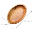 thumbnail image 3 of Plateau à Fruits en Bois Hôtel Plateau Alimentaire Ovale Restaurant Plateau de Rangement pour Collations Plateau Simple, 3 of 6