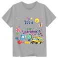 thumbnail image 4 of Girls Shirts Short Sleeve Lapel Collar Solid Color Tops Lace Back to School Elegant Casual Shirt for Girls, 4 of 4