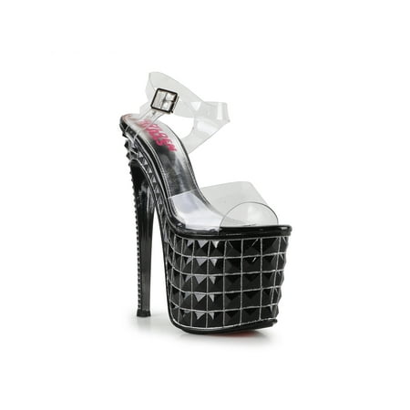 

Exotic Light Weight PVC transparent Strap Women s Platform Sky High Dancer Sandals