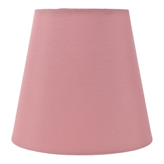 HOMOBABE Fabric Lamp Shade Drum Style Cloth Metal Pink for Table Wall Lamps