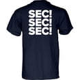 thumbnail image 3 of Men's Blue 84 Navy Auburn Tigers 2024 SEC Men's Basketball Conference Tournament Champions Locker Room T-Shirt, 3 of 3