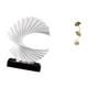 thumbnail image 5 of Escultura de ola, hoja, estatua, resina, hierro, adorno abstracto, centro de mesa, artesanía moderna, adecuada para regalar, decoración del hogar, ofi, 5 of 8