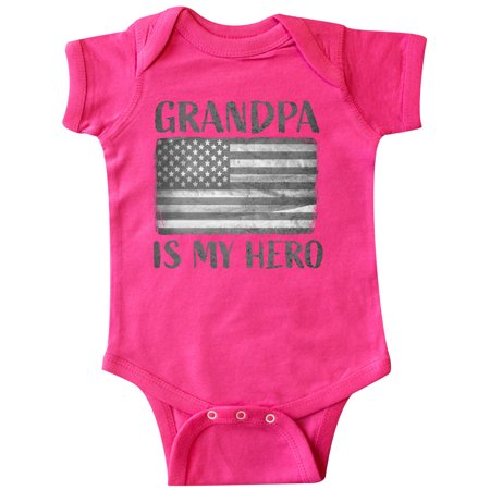 

Inktastic Grandpa Is My Hero Gift Baby Boy or Baby Girl Bodysuit