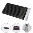 thumbnail image 1 of Black Colored Pencils, Exquisite Luster Smoothing Black Pencils 12 Pieces  For Shading, 1 of 8