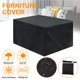thumbnail image 4 of Kearding Cubierta de muebles de esquina de ratán para jardín, juego de protección de sofá impermeable en forma de L para exteriores Jardín y Patio Kearding HA020308-00, 4 of 6