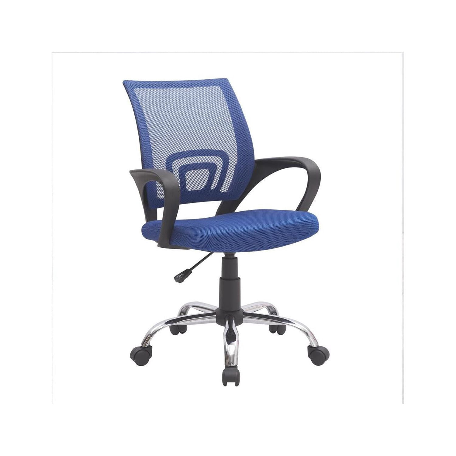 Ivana Blue Mesh Office Chair – Adjustable Height, Tilt & Armrests