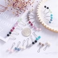 thumbnail image 3 of NOGIS 24Pcs Hijab Pins Clips for Women, Cute Scarf Clip Hijab Pins Pearl Brooch Pins, Headscarf Shawl Scarf Muslim Hijab Scarf Clips Safety Pins Buttons Wedding Dress Decorative, 3 of 7